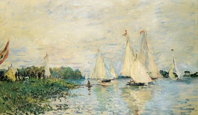 Regata en Argenteuil, 1874 de Claude Monet
