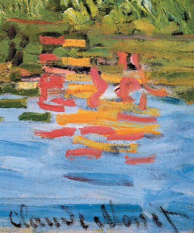 Regata en Argenteuil (detalle) c.1872 de Claude Monet