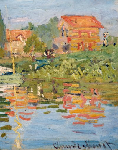 Regatas en Argenteuil (detalle) de Claude Monet