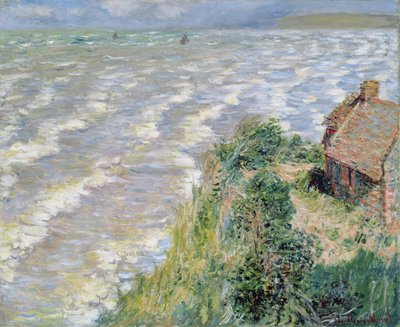 Marea alta en Pourville, 1882 de Claude Monet