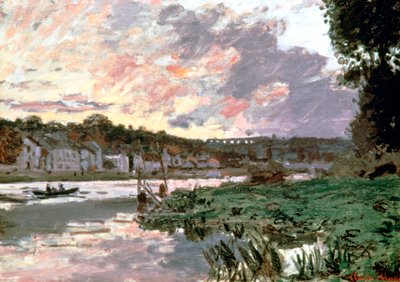 El río Sena en Bougival, c1870 de Claude Monet