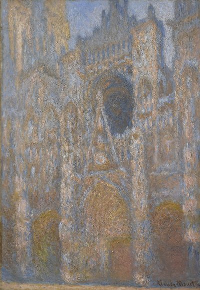Catedral de Rouen, fachada, c.1892-94 de Claude Monet