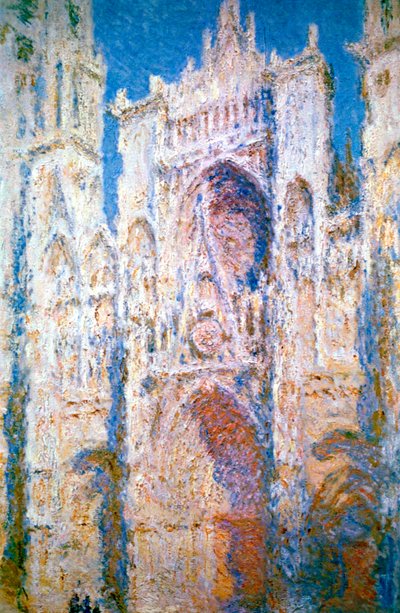 Catedral de Rouen, Armonía en azul y oro, 1894 de Claude Monet