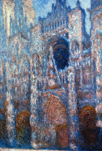 Catedral de Rouen, Luz del Sol, 1894 de Claude Monet