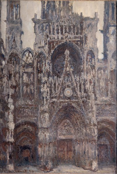 Catedral de Rouen, el portal, armonía marrón de Claude Monet