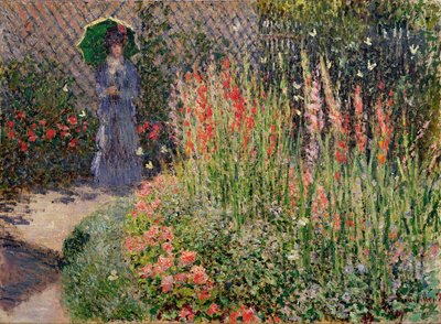 Parterre Redondeado (Corbeille de fleurs), 1876 de Claude Monet
