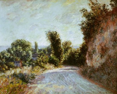 Ruta cerca de Giverny de Claude Monet
