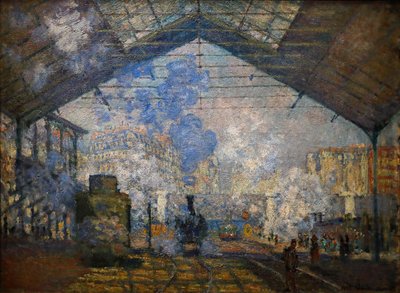 Estación de Saint-Lazare de Claude Monet