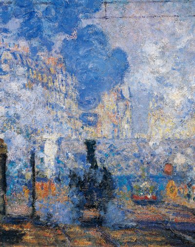 Estación de Saint Lazare de Claude Monet