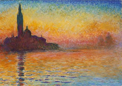 San Giorgio Maggiore al crepúsculo de Claude Monet