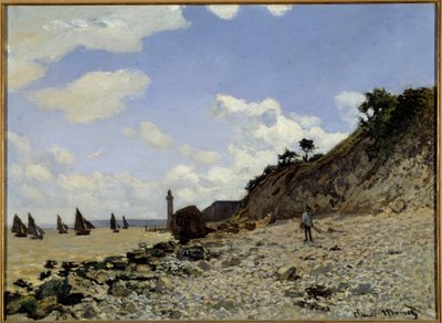 Costa en Honfleur Pintura de Claude Monet (1840-1926) 1864-1866 Los Ángeles. Museo de Arte del Condado - Costa en Honfleur. Pintura de Claude Monet (1840-1926) de Claude Monet