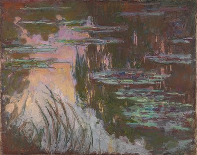 Nenúfares al atardecer de Claude Monet