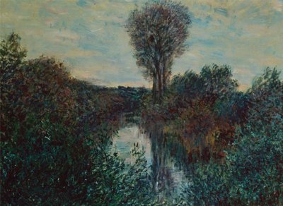 Pequeña rama del Sena de Claude Monet