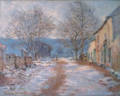 Nieve en Limetz, 1886 de Claude Monet
