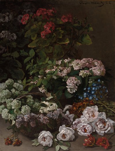 Flores de primavera de Claude Monet