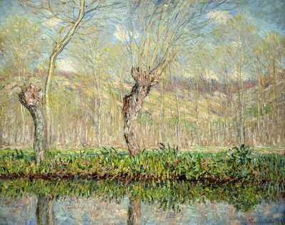 Primavera, la orilla del Epte, 1885 de Claude Monet