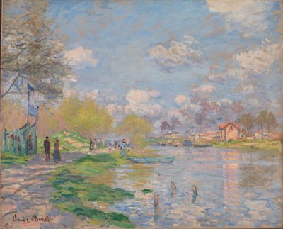 Primavera en la isla de La Grande Jatte de Claude Monet