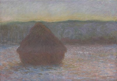 Montón de trigo de Claude Monet