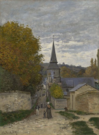 Calle en Sainte-Adresse, 1867 de Claude Monet