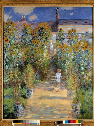 El jardín del artista en Vetheuil de Claude Monet