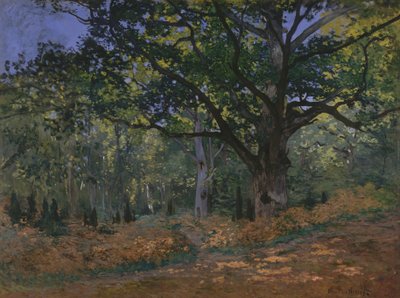 El roble Bodmer, bosque de Fontainebleau de Claude Monet