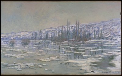La ruptura del hielo (La Débâcle o Les Glaçons) de Claude Monet