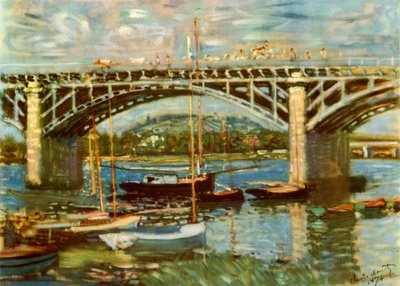 El puente sobre el Sena en Argenteuil de Claude Monet