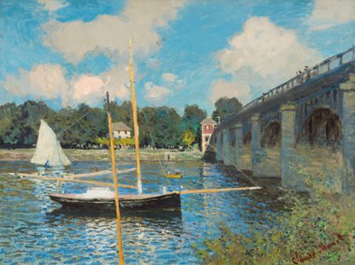 El puente de Argenteuil de Claude Monet