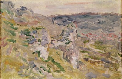 Las colinas de Chantemerle cerca de Vétheuil, 1881 de Claude Monet
