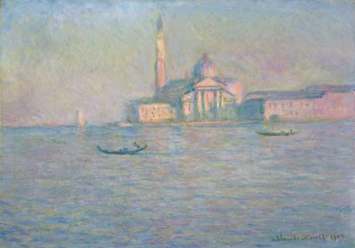 La iglesia de San Giorgio Maggiore, Venecia de Claude Monet