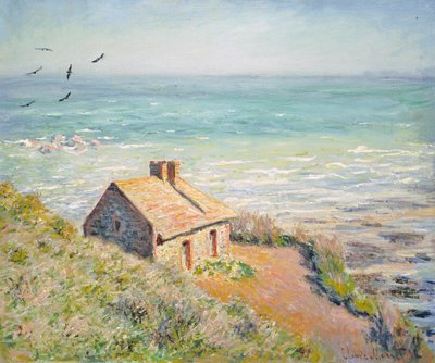 La cabaña de aduanas, Mañana, 1882 de Claude Monet