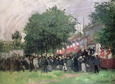 El Catorce de Julio de Claude Monet