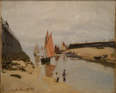 El puerto de Trouville de Claude Monet