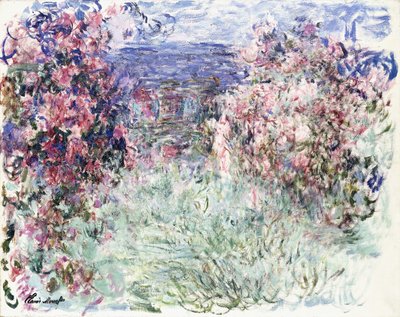 La casa entre las rosas de Claude Monet