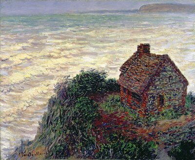 La casa del oficial de aduanas, Varengeville, 1882 de Claude Monet