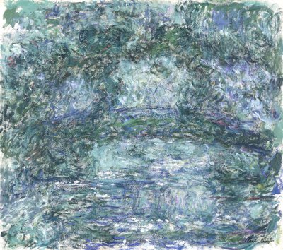 El puente japonés, c.1918-1924 de Claude Monet