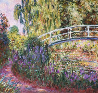 El Puente Japonés, Estanque con Nenúfares de Claude Monet