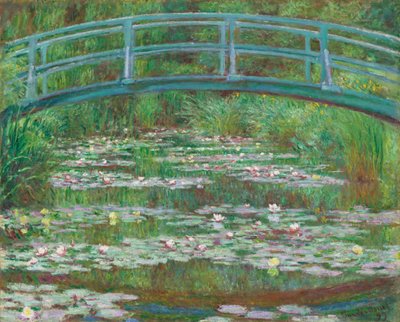 El puente japonés de Claude Monet