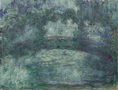 El puente japonés, 1919-1924 de Claude Monet