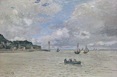 El faro del hospicio (Honfleur), 1864 de Claude Monet