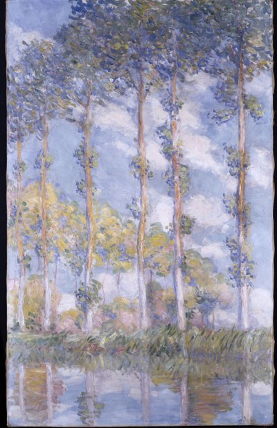 Los álamos de Claude Monet