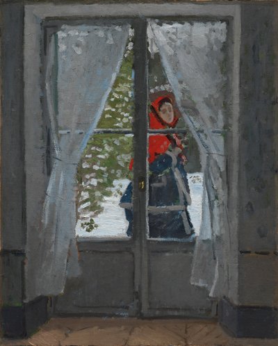 El pañuelo rojo de Claude Monet