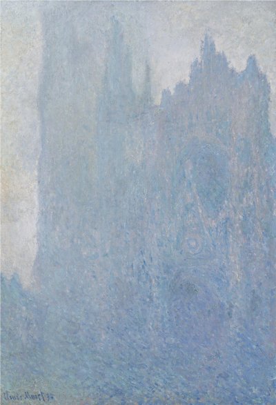 La Catedral de Rouen en la niebla, 1893 de Claude Monet