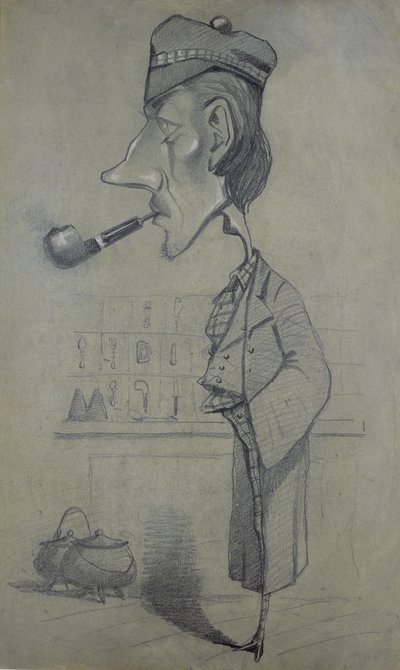 El escocés con una pipa, 1857 de Claude Monet