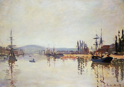El Sena debajo de Rouen de Claude Monet