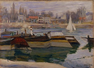 El Sena en Asnieres de Claude Monet