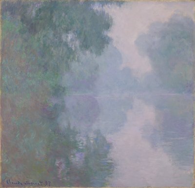 El Sena en Giverny, nieblas matutinas de Claude Monet