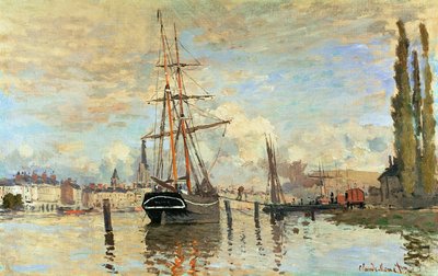 El Sena en Rouen, 1872 de Claude Monet