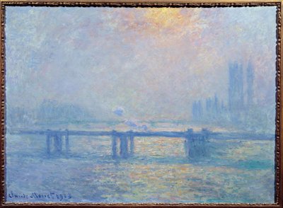 El Támesis en Charing Cross, Londres de Claude Monet