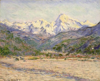 El valle del Nervia de Claude Monet